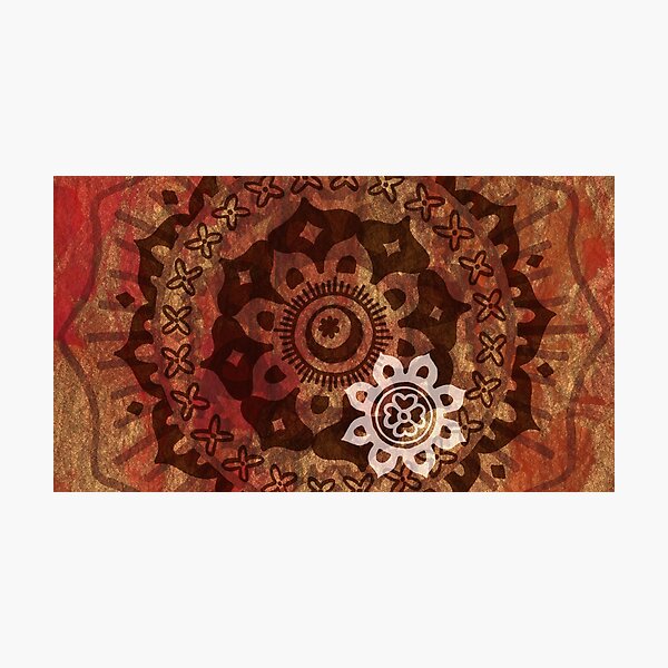 "Monkey Eye" Still - Red Photographic Print