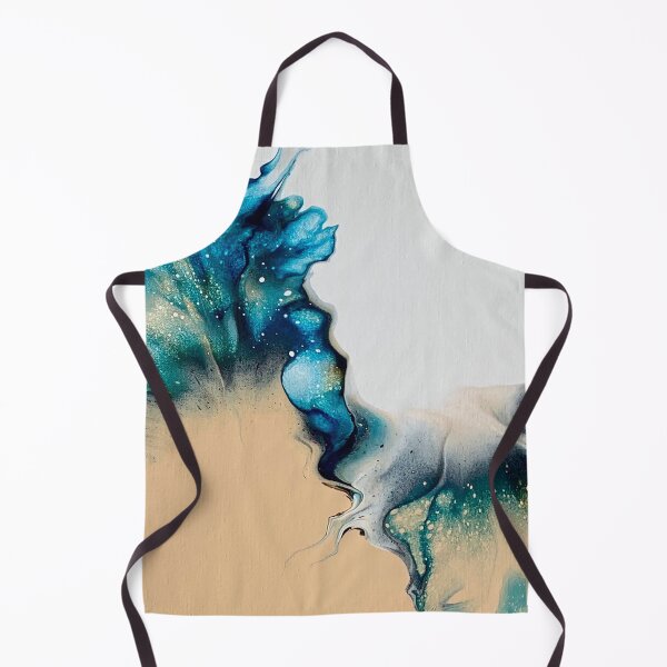 Item preview, Blue, Tan, and White Ocean Inspired Abstract Fluid Art Panting by Crystal Coast Originals designed and sold by CrystalCoast.