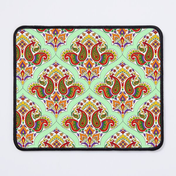 Item preview, Seamless Paisley Pattern - light green, mint designed and sold by SemDesigns1.
