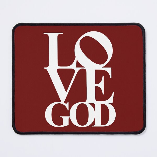 Item preview, LOVE GOD Typography designed and sold by gstrehlow2011.