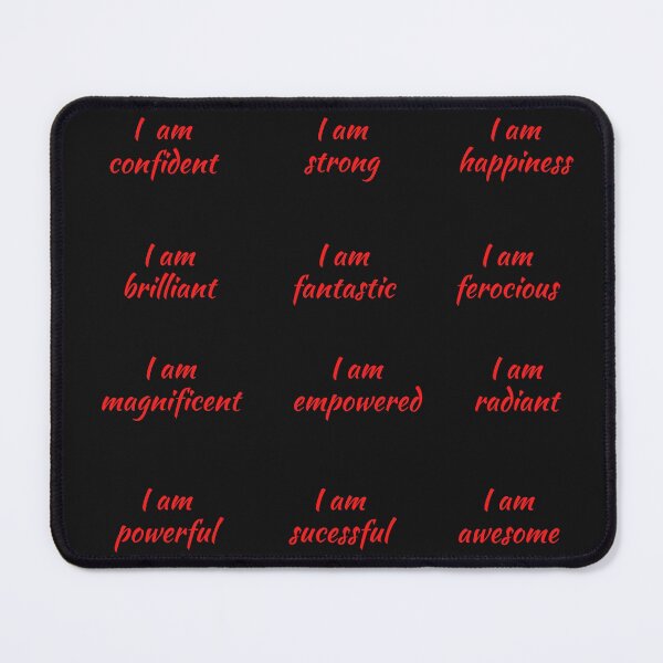 Item preview, affirmation stickers pack, RED designed and sold by Pugnaciousprint.