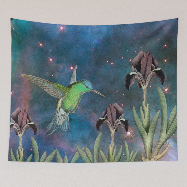 Item preview, Night of the Hummingbird designed and sold by Loveday Funck.