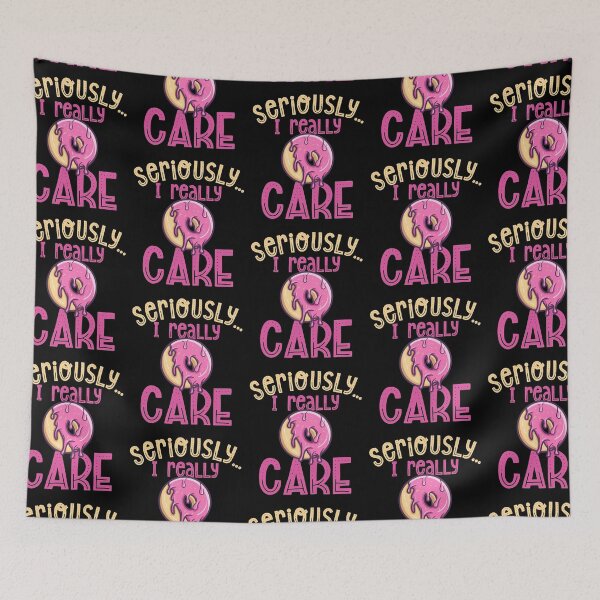Item preview, I Dont Care - Donut Addict designed and sold by fooderiffic.