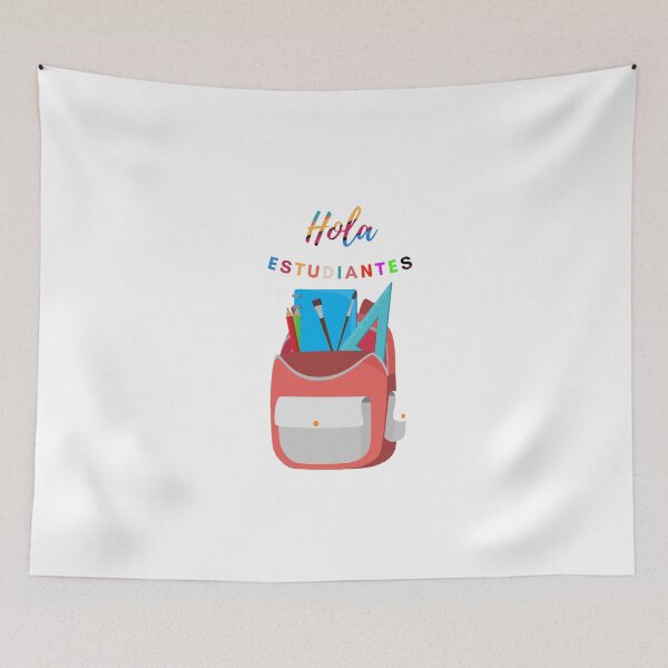 Item preview, Hola Estudiantes with bag designed and sold by YSINSHOP ⭐⭐⭐⭐⭐.