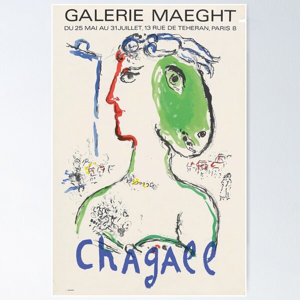 Item preview, Marc Chagall Exhibition Art Poster designed and sold by Francisco Couto.