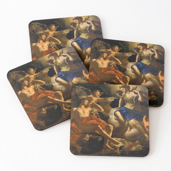 Item preview, Diana and Endymion by Francesco Solimena (c1710) designed and sold by allhistory.