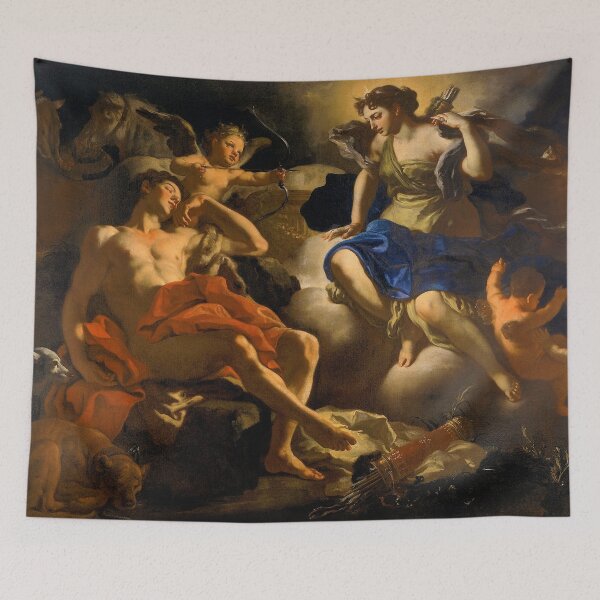 Item preview, Diana and Endymion by Francesco Solimena (c1710) designed and sold by allhistory.