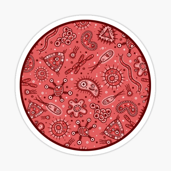 Vista previa del artículo con la obra « gérmenes de dibujos animados.», diseñado y vendido por chayground.