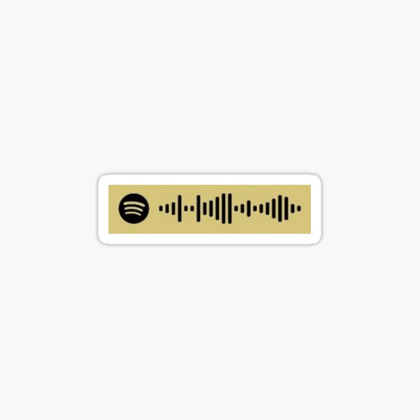 Hitze über Spotify-Code Sticker