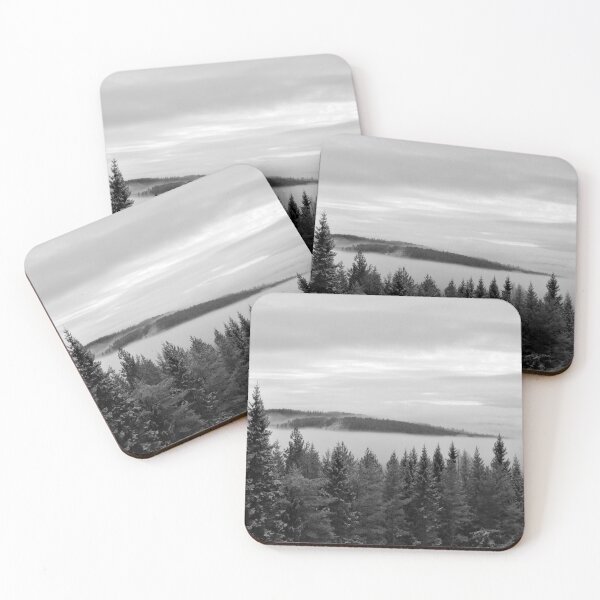 Item preview, Silent mountains in fog designed and sold by Peacemountain Adventures.
