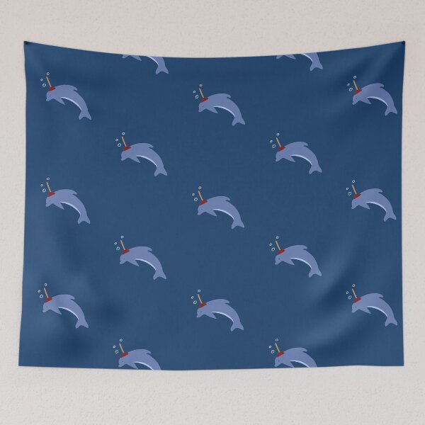 Item preview, Dolphin wants to be narwhal designed and sold by floreyrey.