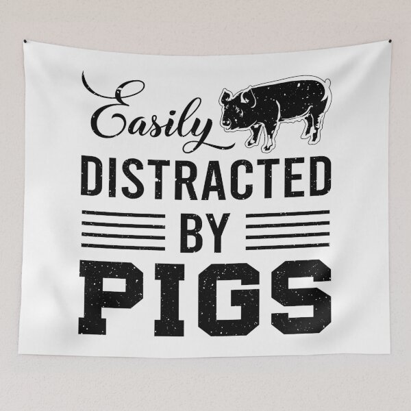 Item preview, Easily Distracted By Pigs designed and sold by infleims.