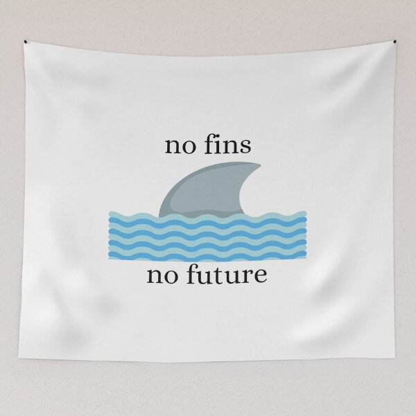 Item preview, No Fins No Future designed and sold by Lucy-Goosey-.