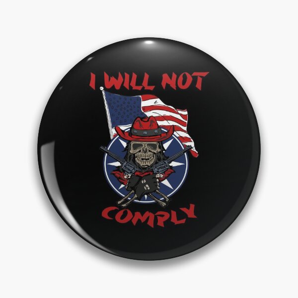 Item preview, I Will Not Comply designed and sold by FreeMood.