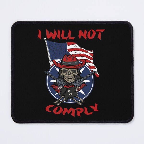 Item preview, I Will Not Comply designed and sold by FreeMood.