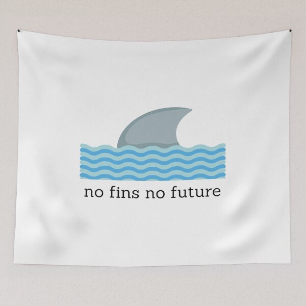 Item preview, No Fins No Future designed and sold by Lucy-Goosey-.