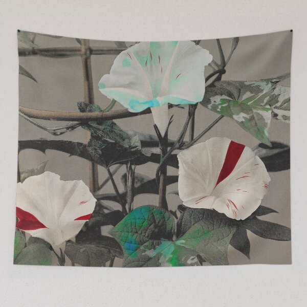 Item preview, Retro Japanese Flower Morning Glory (1896) by Kazumasa Ogawa designed and sold by Designedbysm.