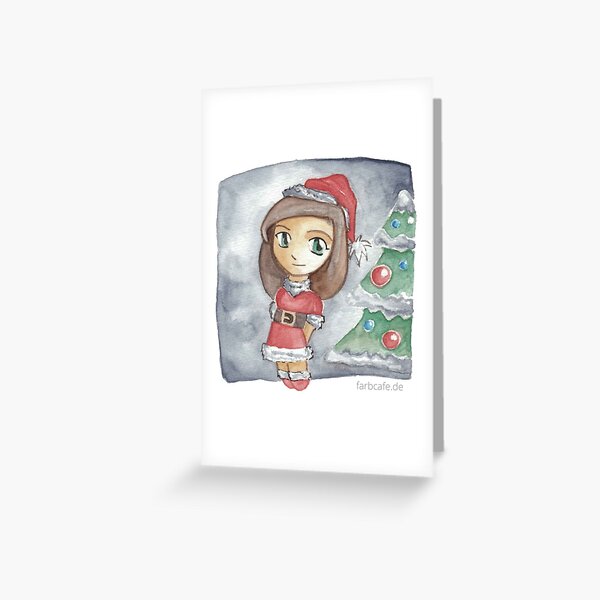 Cute Christmas Grußkarte