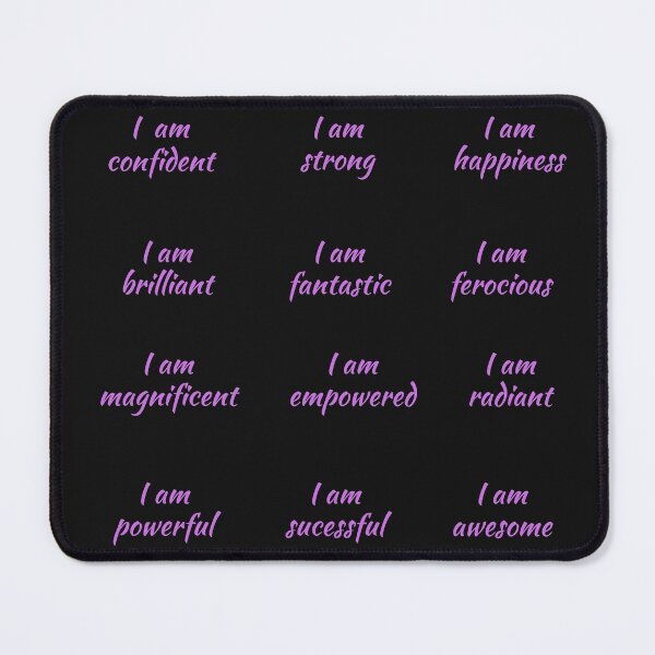 Item preview, affirmation stickers pack, magenta designed and sold by Pugnaciousprint.