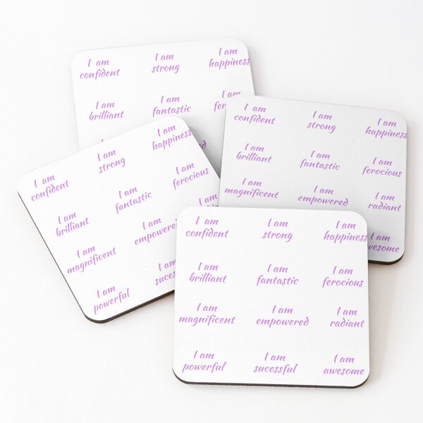 Item preview, affirmation stickers pack, magenta designed and sold by Pugnaciousprint.