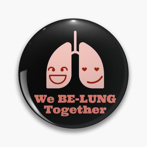 Item preview, We Be-Lung Together, funny valentine quote, funny doctor design, pulmonology designed and sold by doctors-apparel.