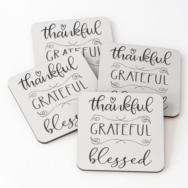 Item preview, Thankful Grateful Blessed Thanksgiving Day designed and sold by SweetbeStore.