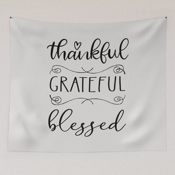 Item preview, Thankful Grateful Blessed Thanksgiving Day designed and sold by SweetbeStore.