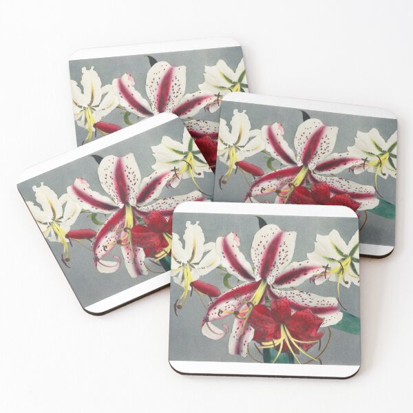 Item preview, Retro Japanese Flower Lily (1896) by Kazumasa Ogawa designed and sold by Designedbysm.