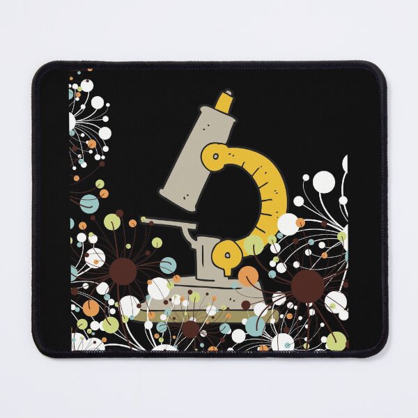 Item preview, RETRO ABSTRACT FLORAL MICROSCOPE MEDICAL LABORATORY SCIENCE  designed and sold by Hippiesole.