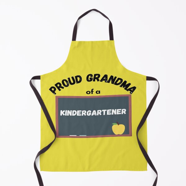 Item preview, proud grandma of a kindergartener, chalkboard graphic designed and sold by Jessi-Sketches.
