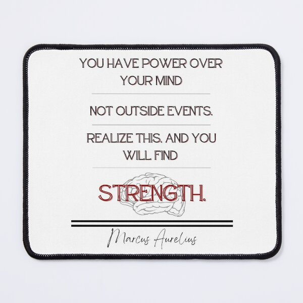 Item preview, YOU HAVE POWER OVER YOUR MIND | STOIC QUOTE | MARCUS AURELIUS designed and sold by Stoicwis.