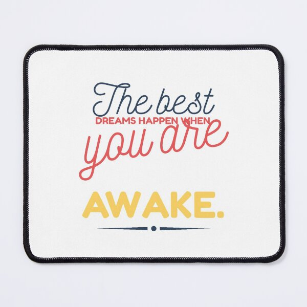 Item preview, The Best Dreams Happen When You Are Awake 1-1 designed and sold by Fit & Fun Gallery.