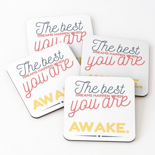 Item preview, The Best Dreams Happen When You Are Awake 1-1 designed and sold by Fit & Fun  Gallery.