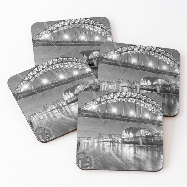 Item preview, Newcastle At Night - The Bright Lights of the Quayside designed and sold by OByD.