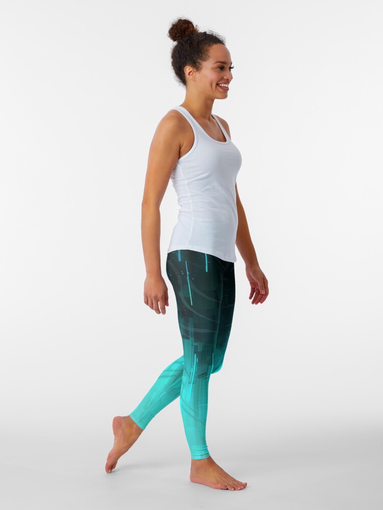 Alternate view of Reach (Background version) Leggings