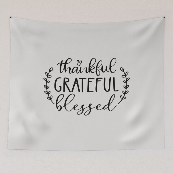 Item preview, Thankful Grateful Blessed Thanksgiving Day designed and sold by SweetbeStore.