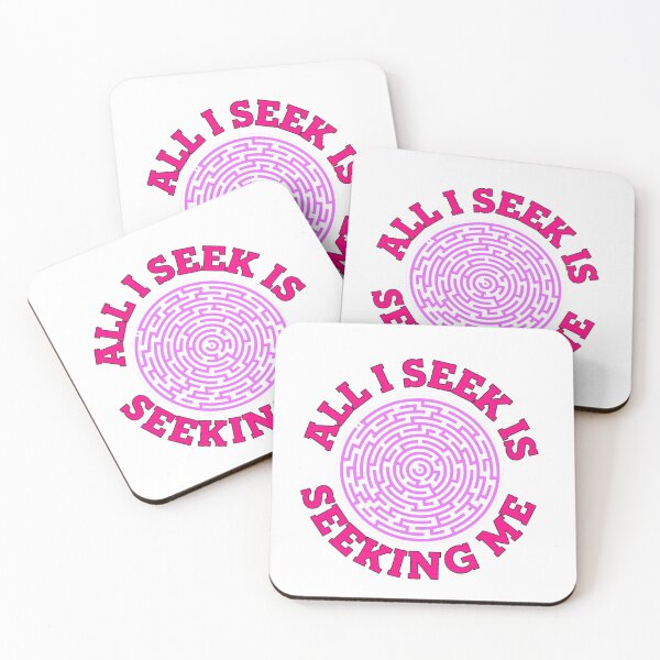 Item preview, ALL I SEEK IS SEEKING ME. NEVILLE GODDARD SAYING designed and sold by enigma3a.