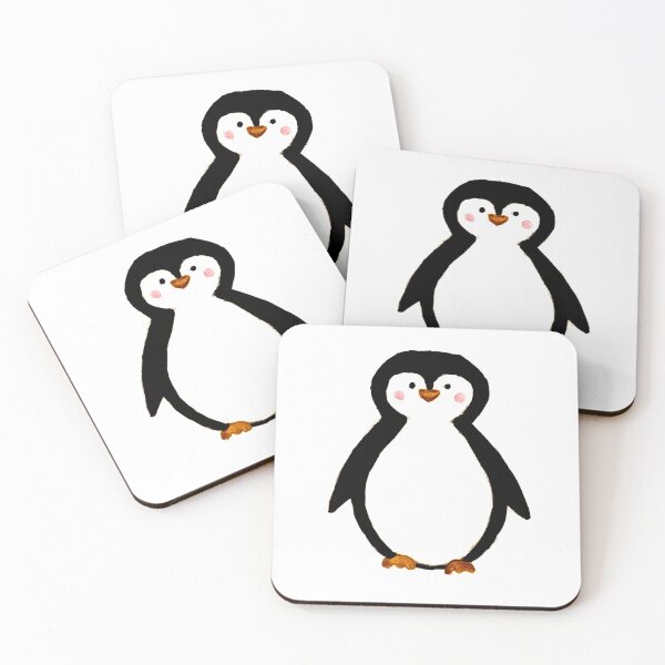 Item preview, Penguin watercolour designed and sold by FineArtKate.