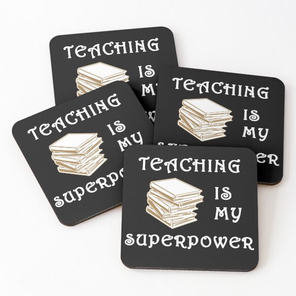 Item preview, Teaching is my superpower designed and sold by DarkTonight.