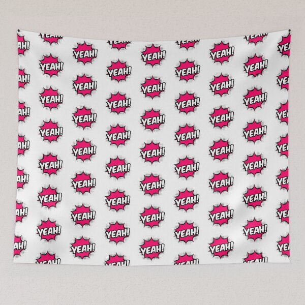 Item preview, Yeah sticker pop art style designed and sold by TashaVector.