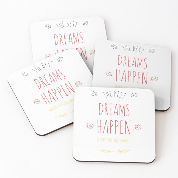 Item preview, The Best Dreams Happen When You Are Awake 1-5 designed and sold by Fit & Fun  Gallery.