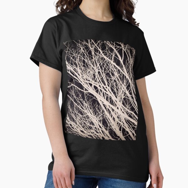 Item preview, Black & Beige Silhouette of Bare Tree Branches designed and sold by SXW Designs.