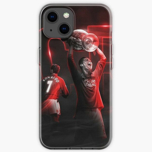 Cristiano Ronaldo in Manchester United iPhone Soft Case