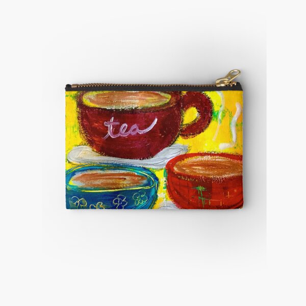 Item preview, Tea Cups  - Kitchen Art designed and sold by KATHLEEN TENNANT ART.