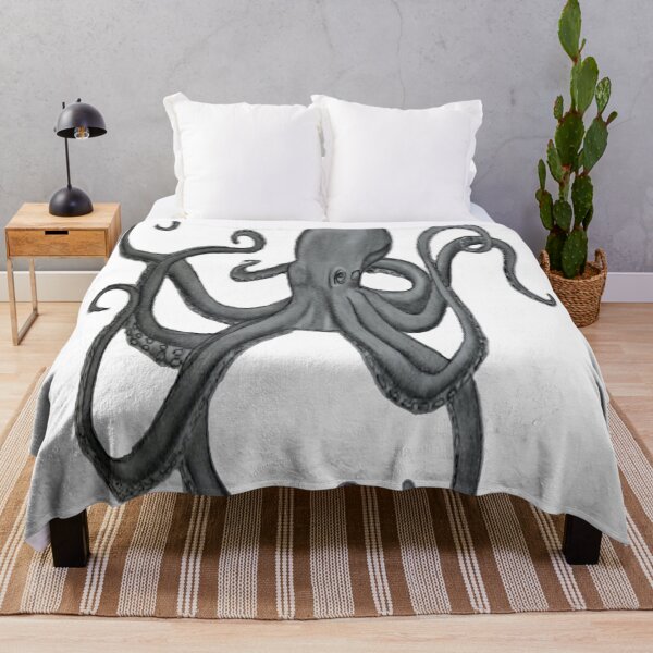 Item preview, Octopus sketch designed and sold by GingerArtSnaps.