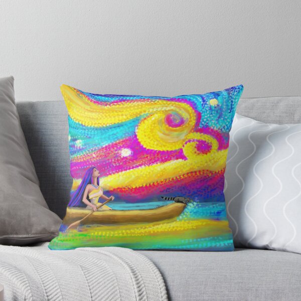 Item preview, Starry Starry Night meets Just around the River Bend designed and sold by Luna Doodle Design.