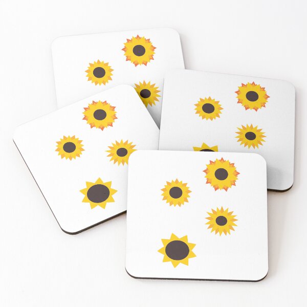 Item preview, 4 Sunny Yellow Flowers designed and sold by Trinket-Trickster.