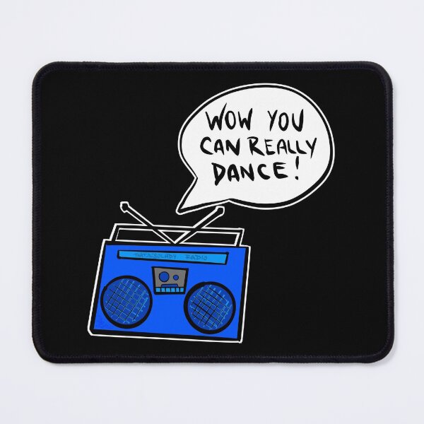 Item preview, Wow You Can Really Dance - Blue Boombox designed and sold by that5280lady.