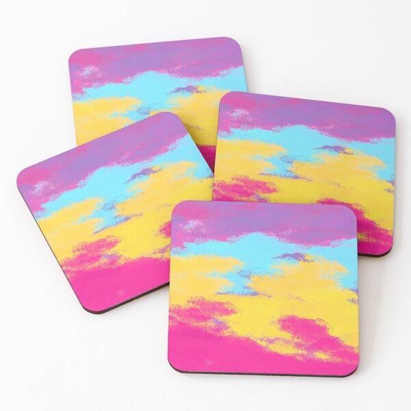 Item preview, Pop Art Colors Multicolored Bright Abstract Painting designed and sold by Cosmic-Ferret.