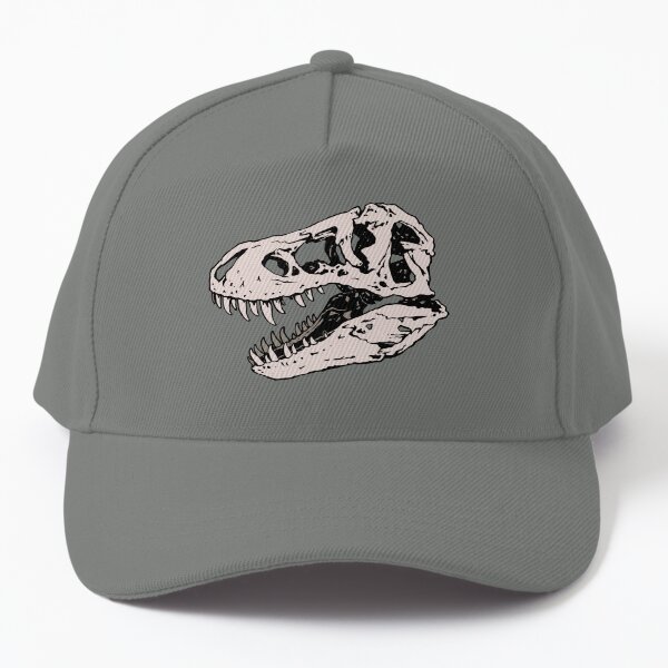 Geo-rex Vortex | Rose Quartz | Dinosaur Skull Fossil Art Baseball Cap